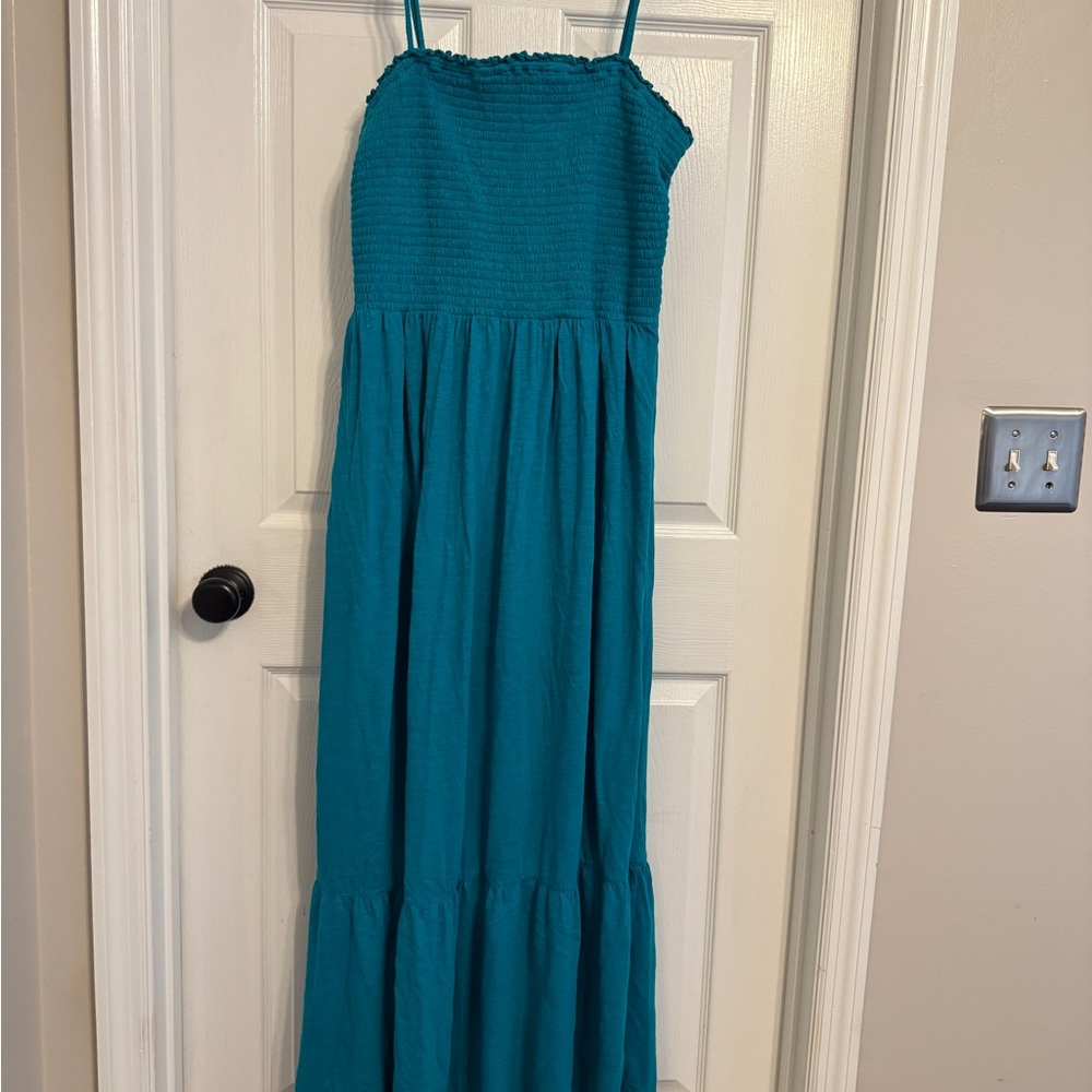 Anthropologie Daily Practice Turquoise/Teal Dress